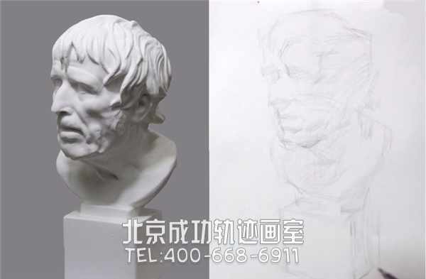 素描石膏像视频