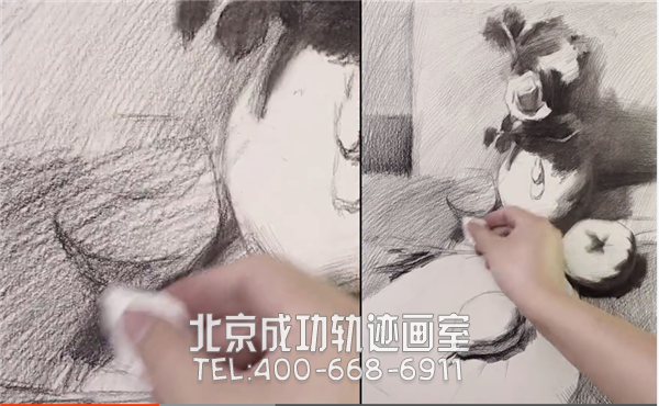 静物素描步骤