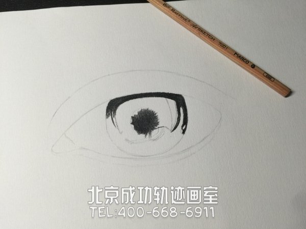 素描眼睛的画法步骤