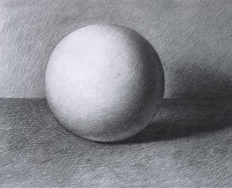 美术生素描石膏圆的起形方法